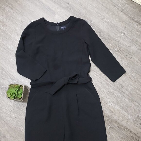 Madewell Sloan Jumpsuit Black Sz 2 - Picture 3 of 8